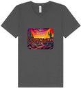 Load image into Gallery viewer, Custom Neon Desert Unisex V-Neck Shirt
