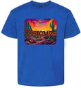 Load image into Gallery viewer, Custom Neon Desert Children's Gildan Soft Shirt
