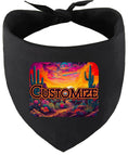 Load image into Gallery viewer, Custom Neon Desert Pet Bandana
