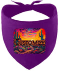 Load image into Gallery viewer, Custom Neon Desert Pet Bandana
