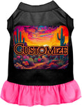 Load image into Gallery viewer, Custom Neon Desert Pet Dress
