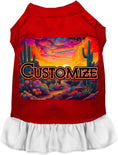 Load image into Gallery viewer, Custom Neon Desert Pet Dress
