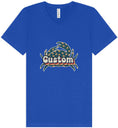 Load image into Gallery viewer, Custom Retro Crabs Unisex V-Neck Shirt
