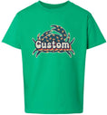Load image into Gallery viewer, Custom Retro Crabs Children's Gildan Soft Shirt
