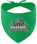 Load image into Gallery viewer, Custom Retro Crabs Pet Bandana
