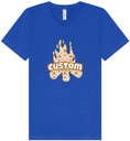 Load image into Gallery viewer, Custom Around the Campfire Unisex V-Neck Shirt
