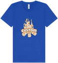 Load image into Gallery viewer, Custom Around the Campfire Unisex V-Neck Shirt
