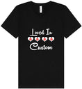 Load image into Gallery viewer, Custom Loved In Unisex V-Neck Shirt

