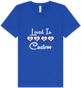 Load image into Gallery viewer, Custom Loved In Unisex V-Neck Shirt
