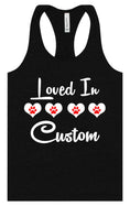 Load image into Gallery viewer, Custom Loved In Women's Racerback Tank

