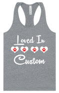 Load image into Gallery viewer, Custom Loved In Women's Racerback Tank
