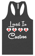 Load image into Gallery viewer, Custom Loved In Women's Racerback Tank
