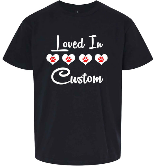 Custom Loved In Children's Gildan Soft Shirt