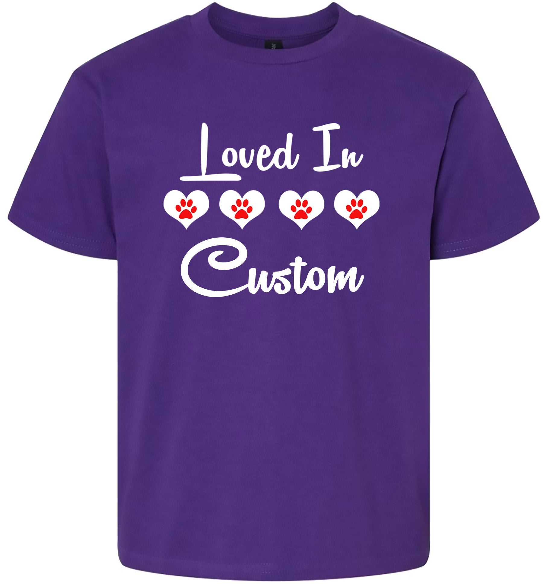 Custom Loved In Children's Gildan Soft Shirt