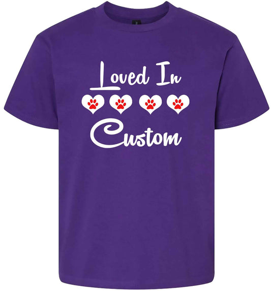 Custom Loved In Children's Gildan Soft Shirt
