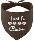 Load image into Gallery viewer, Custom Loved In Pet Bandana
