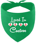 Load image into Gallery viewer, Custom Loved In Pet Bandana
