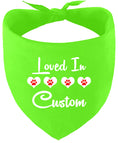 Load image into Gallery viewer, Custom Loved In Pet Bandana
