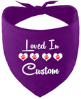 Load image into Gallery viewer, Custom Loved In Pet Bandana
