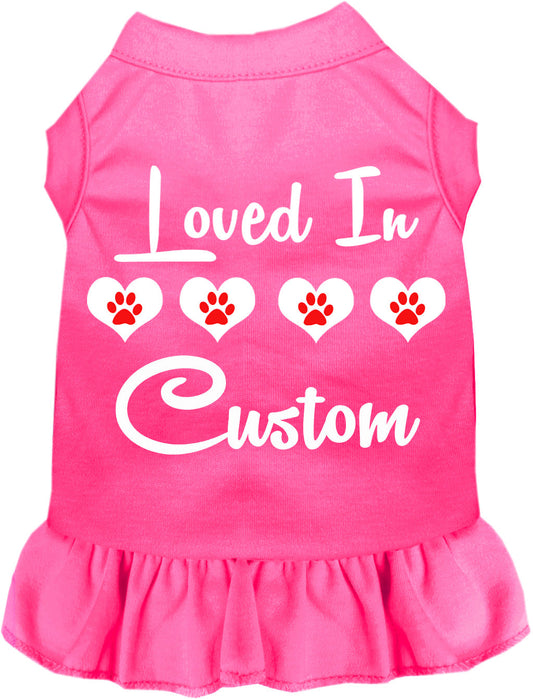 Custom Loved In Pet Dress