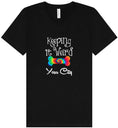 Load image into Gallery viewer, Custom Stay Weird in Unisex V-Neck Shirt
