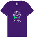 Load image into Gallery viewer, Custom Stay Weird in Unisex V-Neck Shirt
