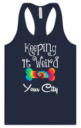 Load image into Gallery viewer, Custom Stay Weird in Women's Racerback Tank
