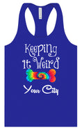 Load image into Gallery viewer, Custom Stay Weird in Women's Racerback Tank
