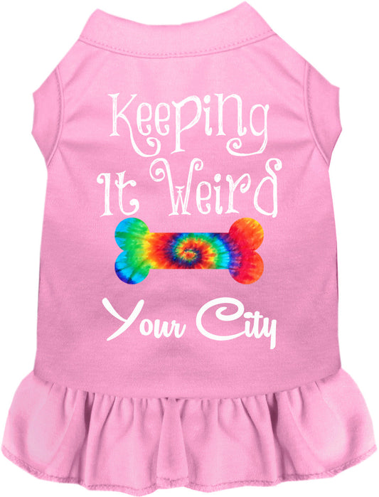 Custom Stay Weird in Pet Dress