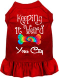 Load image into Gallery viewer, Custom Stay Weird in Pet Dress
