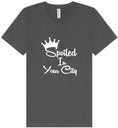 Load image into Gallery viewer, Custom Spoiled In Unisex V-Neck Shirt
