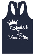 Load image into Gallery viewer, Custom Spoiled In Women's Racerback Tank
