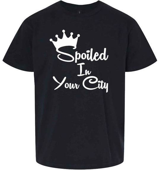 Custom Spoiled In Children's Gildan Soft Shirt