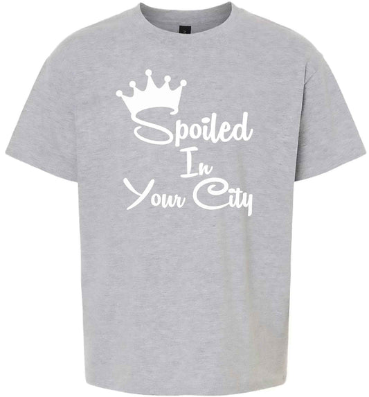 Custom Spoiled In Children's Gildan Soft Shirt