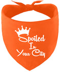 Load image into Gallery viewer, Custom Spoiled In Pet Bandana
