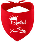 Load image into Gallery viewer, Custom Spoiled In Pet Bandana
