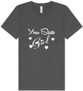Load image into Gallery viewer, Custom Girl Unisex V-Neck Shirt

