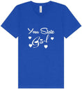 Load image into Gallery viewer, Custom Girl Unisex V-Neck Shirt
