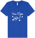Load image into Gallery viewer, Custom Girl Unisex V-Neck Shirt
