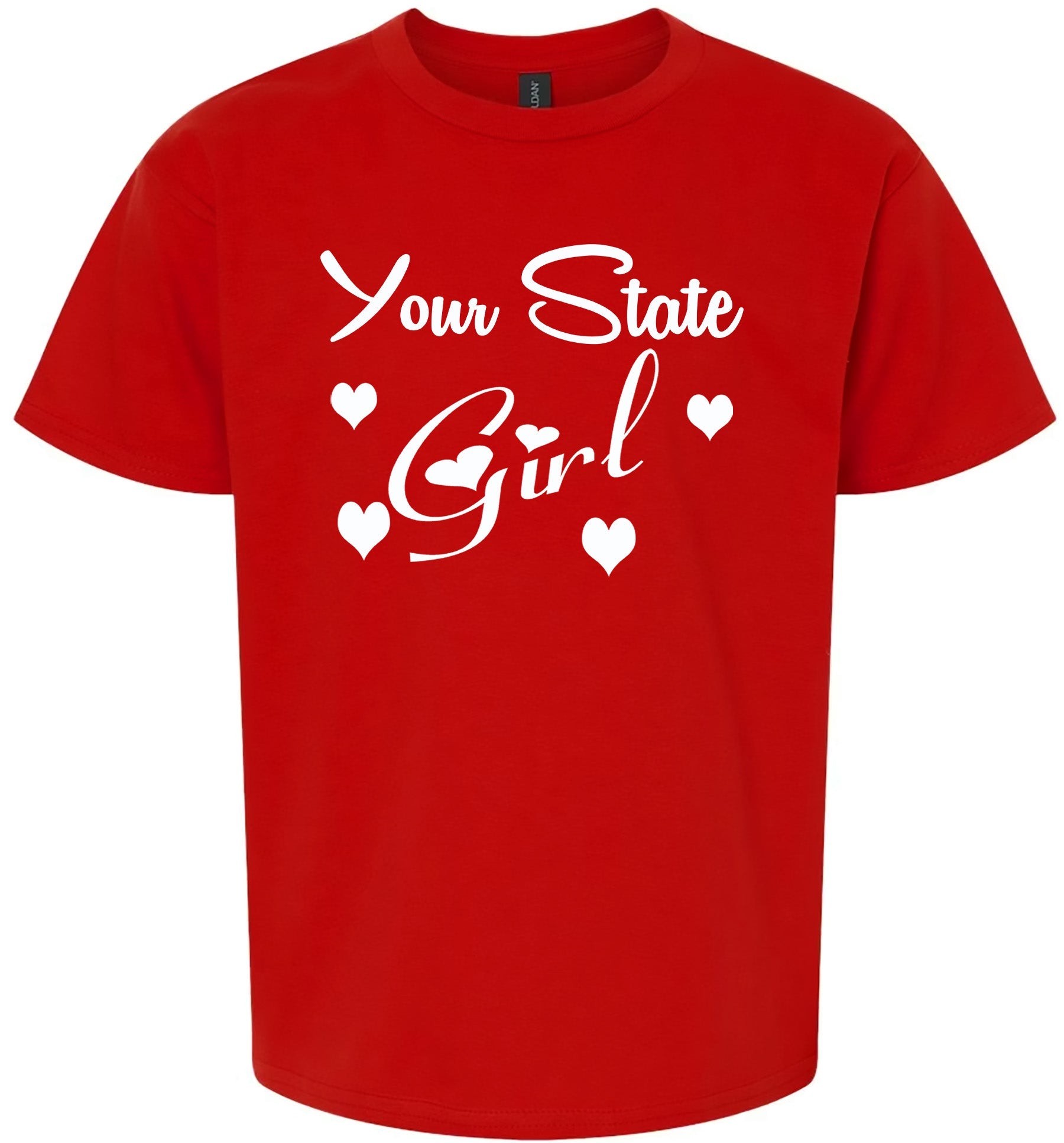 Custom Girl Children's Gildan Soft Shirt