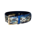 Load image into Gallery viewer, Stunning Multi-Blue Tone Snake Classic Collar
