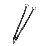 ExionPro Wide Elastic 3 Point Breastplate - Navy Blue Elastic with White Lines