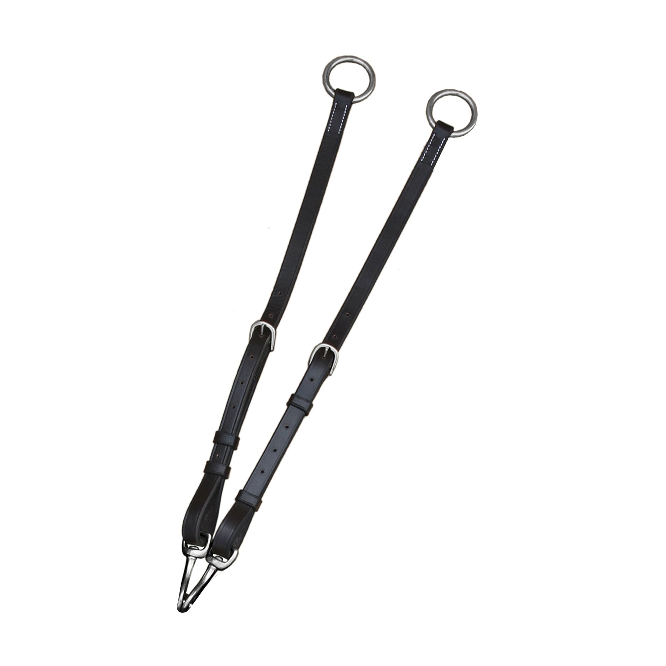 ExionPro Wide Elastic 3 Point Breastplate - Grey Elastic & White Lines 