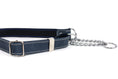 Load image into Gallery viewer, Martingale Blue Jeans Leather Dog Collar
