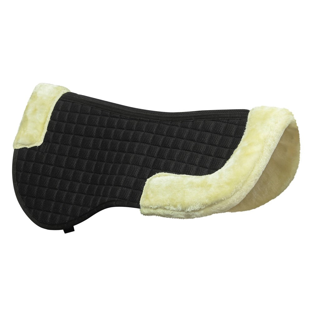 Lettia Coolmax Sherpa Quilted Half Pad w/ Trim - image 3