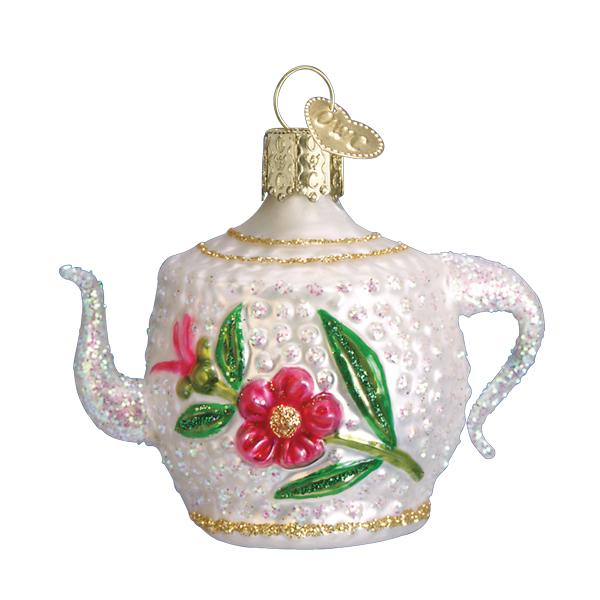 Fancy Teapot Ornament - Southlake Paws