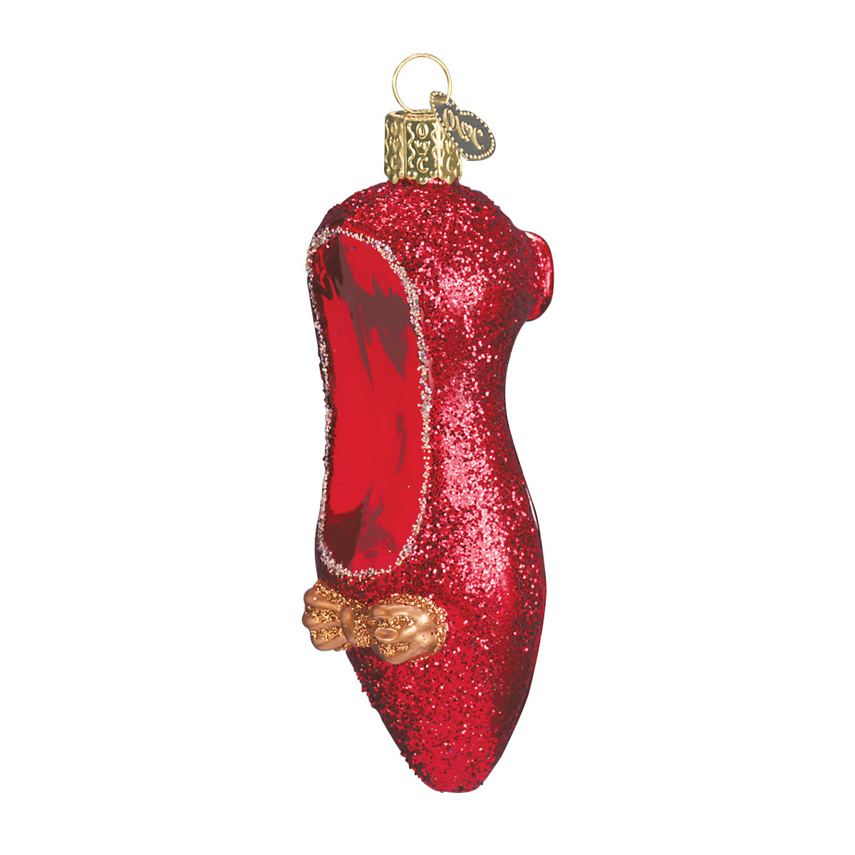 Red Slipper Ornament - Southlake Paws