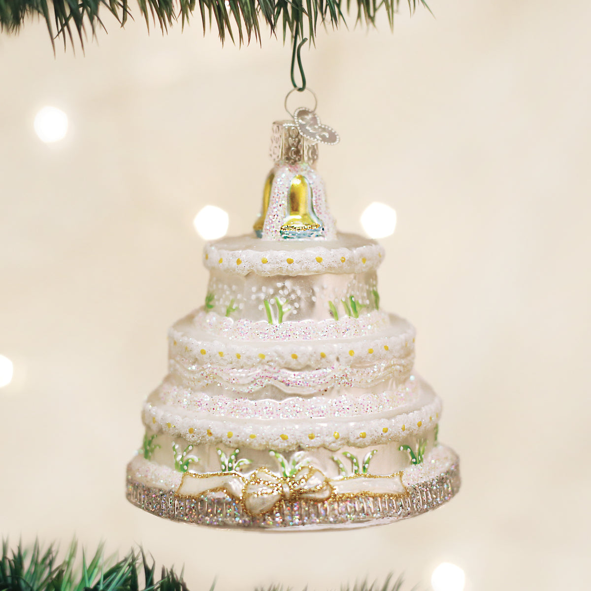 Wedding Cake Christmas Ornament - Southlake Paws