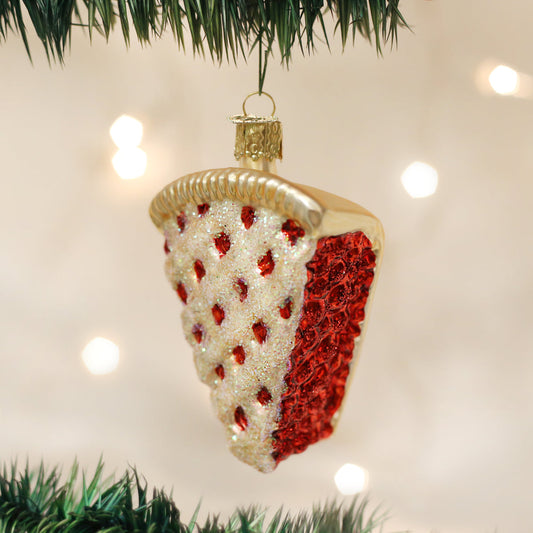 Piece Of Cherry Pie Ornament - Southlake Paws