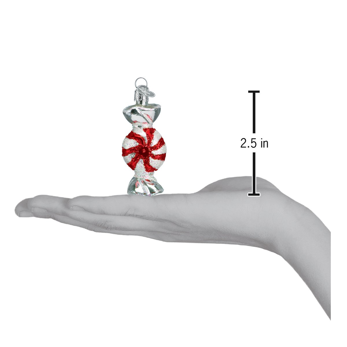 Peppermint Candy Ornament - Southlake Paws